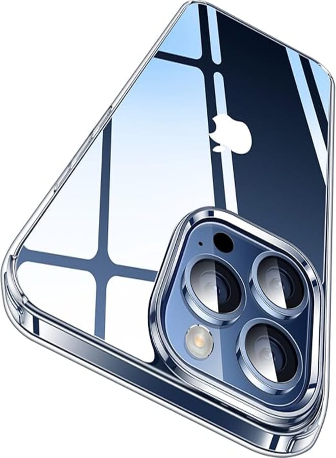 CASEKOO Crystal Clear Designed for iPhone 15 Pro Case, [Never Yellow Technology] [10FT Mil-Grade Protection] Transparent Slim Cover Women Men 15 Pro Phone Case 6.1 inch 2023, Clear